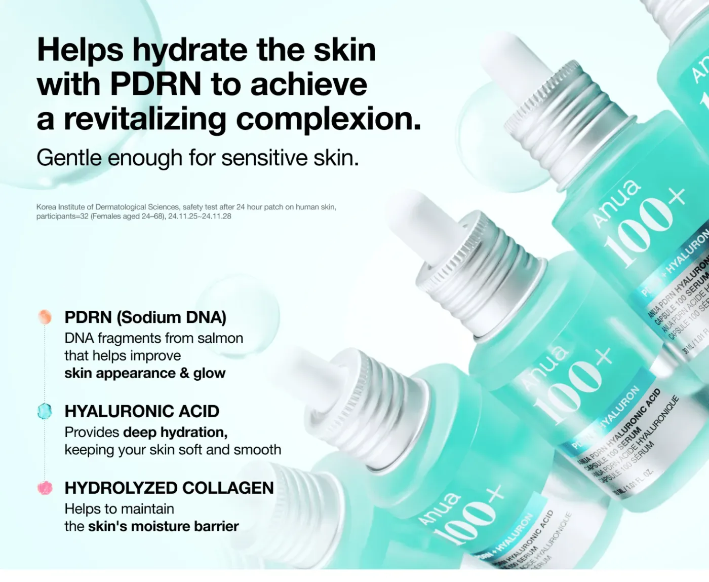 Anua PDRN Hyaluronic Acid Capsule 100 Serum — 30 мл